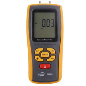 BENETECH GM520 LCD Display Pressure Manometer(Yellow) (BENETECH) (OEM)