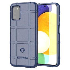 For Samsung Galaxy A03s Full Coverage Shockproof TPU Case(Blue) (OEM)