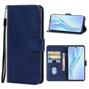 Leather Phone Case For Honor V40 Lite(Blue) (OEM)