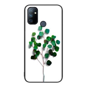 For OnePlus Nord N100 Colorful Painted Glass Phone Case(Sapling) (OEM)