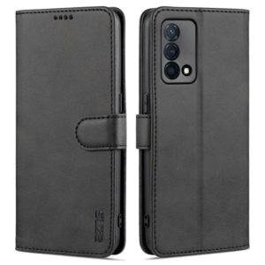 For OPPO K9 AZNS Skin Feel Calf Texture Horizontal Flip Leather Case with Card Slots & Holder & Wallet(Black) (AZNS) (OEM)