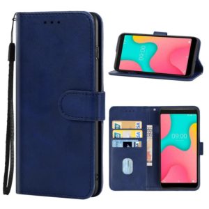 Leather Phone Case For Wiko Y60(Blue) (OEM)