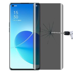 For OPPO Reno6 Pro 5G 0.3mm 9H Surface Hardness 3D Curved Surface Privacy Glass Film (OEM)