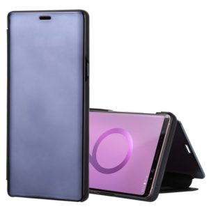 Mirror Clear View Horizontal Flip PU Leather Case for Galaxy Note 9 , with Holder(Black) (OEM)