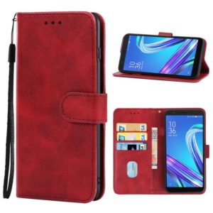 Leather Phone Case For Asus ZenFone Live L2(Red) (OEM)