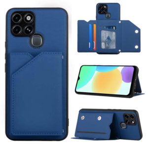 For Infinix Smart 6 Skin Feel PU + TPU + PC Phone Case(Blue) (OEM)