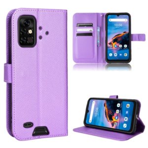 For UMIDIGI Bison Pro Diamond Texture Leather Phone Case(Purple) (OEM)