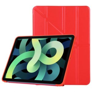 TPU Horizontal Deformation Flip Leather Case with Holder For iPad Air 2022 / 2020 10.9(Red) (OEM)