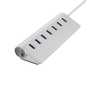 THL059 USB2.0 7 In 1 Aluminum Alloy HUB(7 Ports) (OEM)