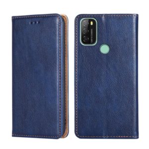 For Blackview A70 Gloss Oil Solid Color Magnetic Leather Phone Case(Blue) (OEM)