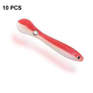 10 PCS Luya Bait Loach Bionic Bait Fishing Supplies, Specification: 2G / 6.7cm(Rose Red) (OEM)