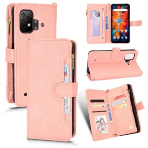 For Umidigi Bison X10 Litchi Texture Zipper Leather Phone Case(Pink) (OEM)