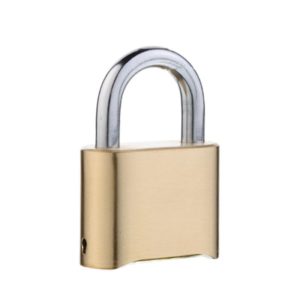 Brass Warehouse Door Logistics 4 Bit Password Lock Bottom Password Wheel Padlock (OEM)