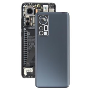 Original Battery Back Cover for Xiaomi 12(Black) (OEM)