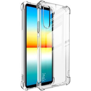 For Sony Xperia 10 IV imak All-inclusive Shockproof Airbag TPU Case with Screen Protector(Transparent) (imak) (OEM)