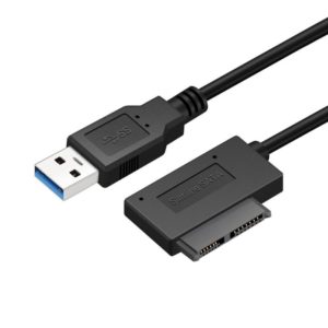 Professional USB 3.0 to 7+6Pin Slimline SATA Cable Adapter Indicator (OEM)
