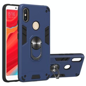 For Xiaomi Rdemi S2 / Y2 2 in 1 Armour Series PC + TPU Protective Case with Ring Holder(Royal Blue) (OEM)
