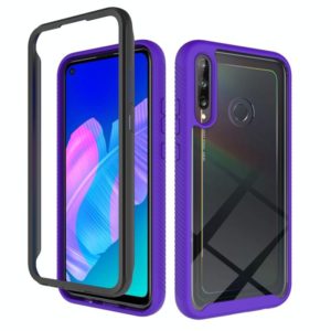 For Huawei Y7p Starry Sky Solid Color Series Shockproof PC + TPU Protective Case(Purple) (OEM)