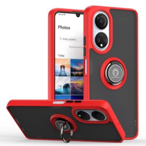 For Honor X7 Q Shadow 1 Series TPU + PC Phone Case with Ring(Red) (OEM)