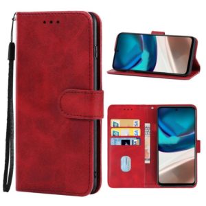 For Motorola Moto G42 Leather Phone Case(Red) (OEM)