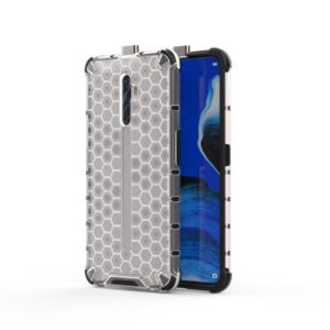 For Oppo Reno2 Z Shockproof Honeycomb PC + TPU Case(White) (OEM)