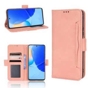 For Honor 50 SE / Huawei nova 9 SE Skin Feel Calf Texture Card Slots Leather Phone Case(Pink) (OEM)
