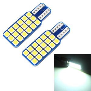 2 PCS T10 / W5W / 168 DC12V 1.8W 6000K 140LM 18LEDs SMD-3030 Car Reading Lamp Clearance Light, with Decoder (OEM)