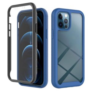 For iPhone 12 Pro Max Starry Sky Solid Color Series Shockproof PC + TPU Case with PET Film(Royal Blue) (OEM)