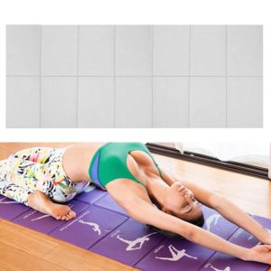 YM15C Portable Travel Thick Fold Yoga Pad Student Nnap Mat, Thickness: 3mm (Gray) (OEM)