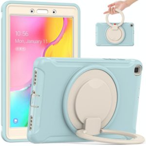 Shockproof TPU + PC Protective Case with 360 Degree Rotation Foldable Handle Grip Holder & Pen Slot For Samsung Galaxy Tab A 8.0 2019 T290(Ice Crystal Blue) (OEM)