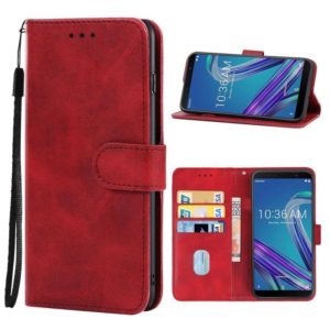 Leather Phone Case For Asus Zenfone Max Pro ZB602KL(Red) (OEM)