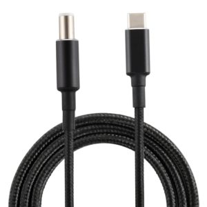 PD 100W 7.4 x 0.6mm Male to USB-C / Type-C Male Nylon Weave Power Charge Cable for Dell, Cable Length: 1.7m (OEM)