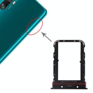SIM Card Tray + SIM Card Tray for Xiaomi Mi CC9 Pro/Mi Note 10/Mi Note 10 Pro/Mi Note 10 Lite(Black) (OEM)