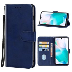 For Vivo iQOO Z6 Pro Leather Phone Case (Blue) (OEM)