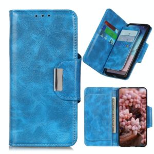 For Nokia G21 Crazy Horse Texture Magnetic Flip Leather Phone Case(Blue) (OEM)