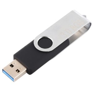 8GB Twister USB 3.0 Flash Disk USB Flash Drive (Black) (OEM)