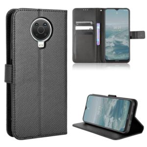 For Nokia G10 / G20 / 6.3 Diamond Texture Leather Phone Case(Black) (OEM)