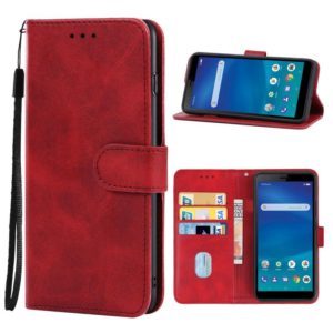 Leather Phone Case For ZTE Blade L210(Red) (OEM)