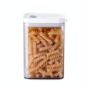 Household Coarse Grain Transparent Sealed Jar Food Grade Storage Jar Dried Fruit Snack Storage Jar with Lid, Capacity:1100ml (OEM)