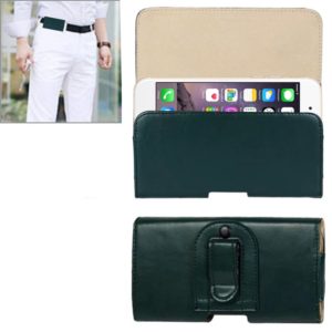 Crazy Horse Texture Horizontal Style Leather Waist Bag for iPhone 6 Plus & 6S Plus / Galaxy Note 4 / Note 3 / Note 2 / A5 & A3(Green) (OEM)