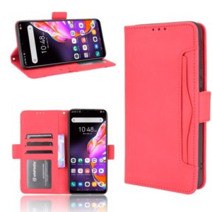For Infinix Hot 10s/10s NFC/10T Skin Feel Calf Pattern Horizontal Flip Leather Case with Holder & Card Slots & Photo Frame(Red) (OEM)