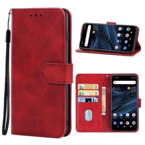 Leather Phone Case For ZTE Blade X1 5G(Red) (OEM)