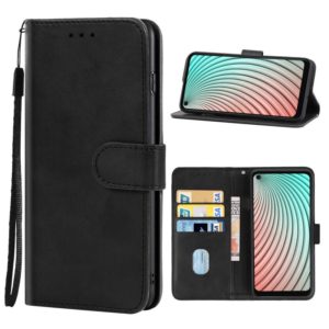 Leather Phone Case For Itel S16 Pro(Black) (OEM)