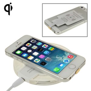 FANTASY Wireless Charger & 8Pin Wireless Charging Receiver , For iPhone 6 Plus / 6 / 5S / 5C / 5(White) (OEM)
