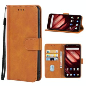 Leather Phone Case For UMIDIGI F1 Play(Brown) (OEM)