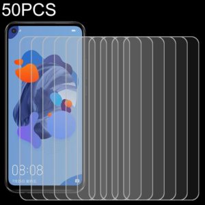 50 PCS For Huawei nova 5i Pro 9H 2.5D Screen Tempered Glass Film (OEM)