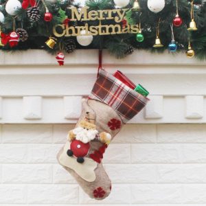 Hang Ornament Christmas Stockings Present Bag, Random Style Delivery (OEM)