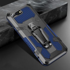 For iPhone 8 Plus & 7 Plus Machine Armor Warrior Shockproof PC + TPU Protective Case(Royal Blue) (OEM)