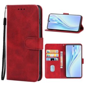 Leather Phone Case For Honor V40 Lite(Red) (OEM)