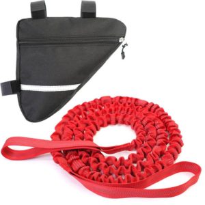 Bicycle Trailer Rope Parent-Child Tensile Traction Rope(Red + Triangle Bag) (OEM)